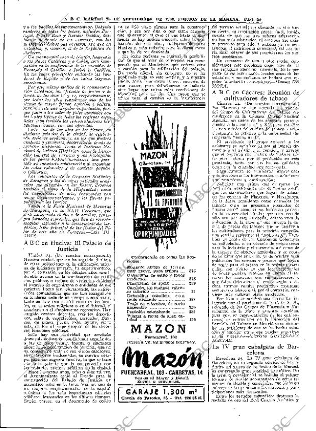 ABC MADRID 25-09-1962 página 50