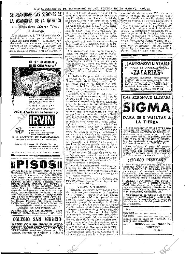ABC MADRID 25-09-1962 página 52
