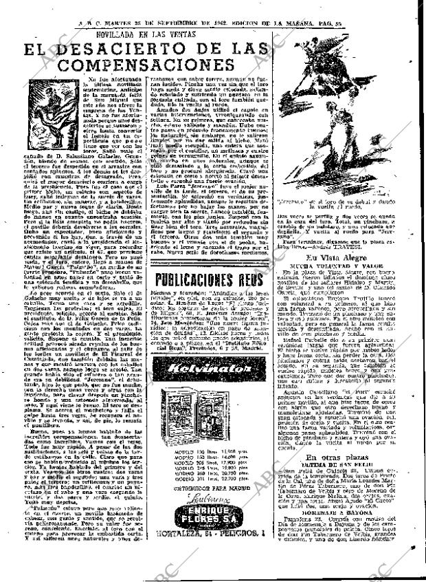 ABC MADRID 25-09-1962 página 55