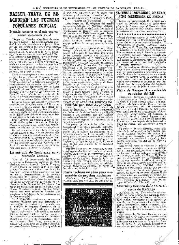 ABC MADRID 26-09-1962 página 31