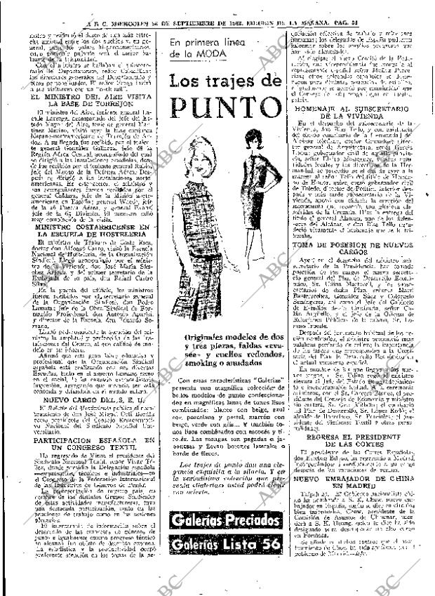 ABC MADRID 26-09-1962 página 34