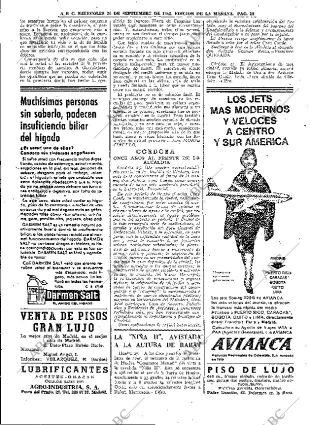 ABC MADRID 26-09-1962 página 38