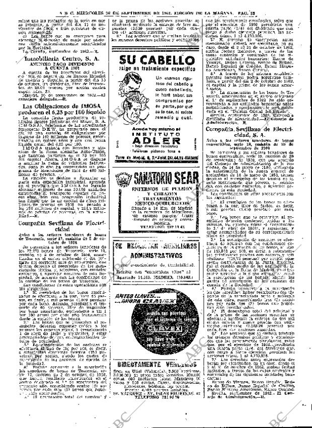 ABC MADRID 26-09-1962 página 53