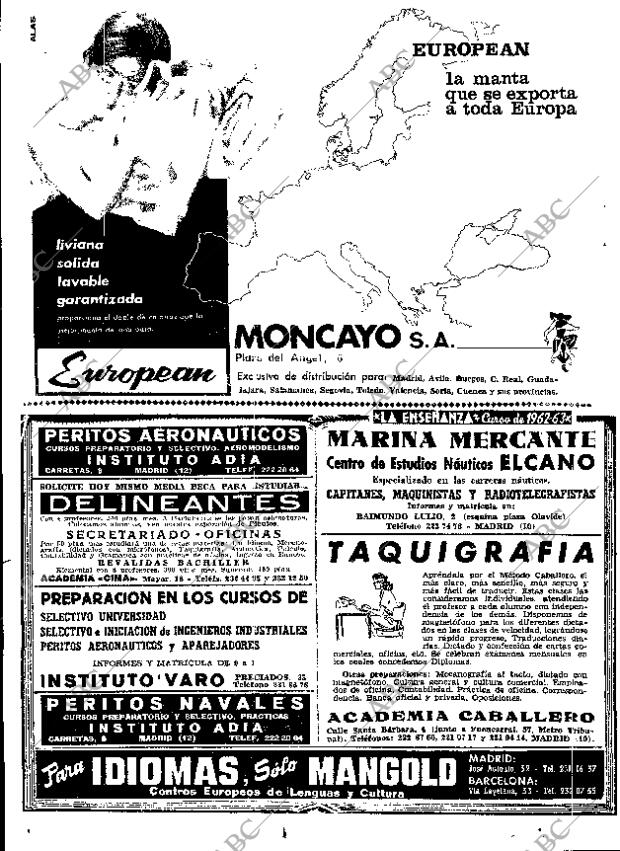 ABC MADRID 26-09-1962 página 6