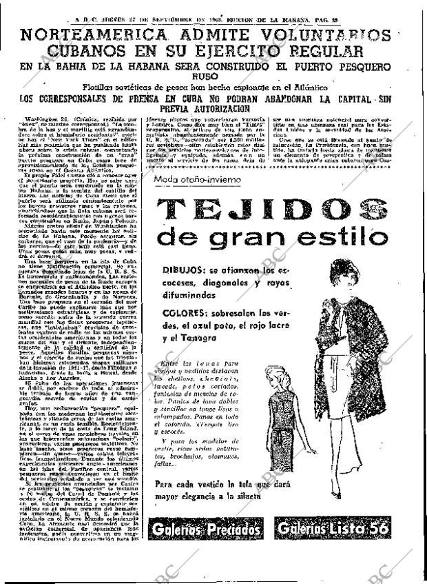 ABC MADRID 27-09-1962 página 39