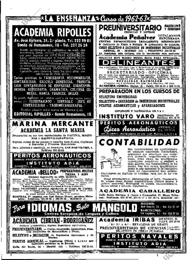 ABC MADRID 27-09-1962 página 6