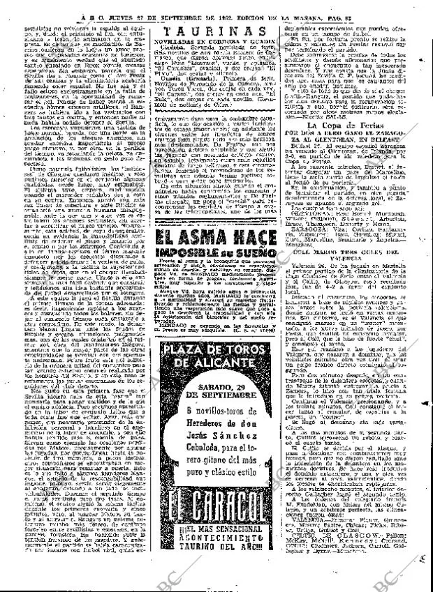 ABC MADRID 27-09-1962 página 63