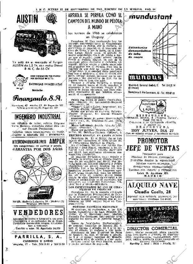 ABC MADRID 27-09-1962 página 64
