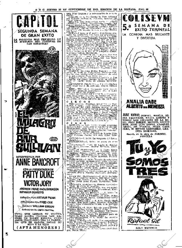 ABC MADRID 27-09-1962 página 68