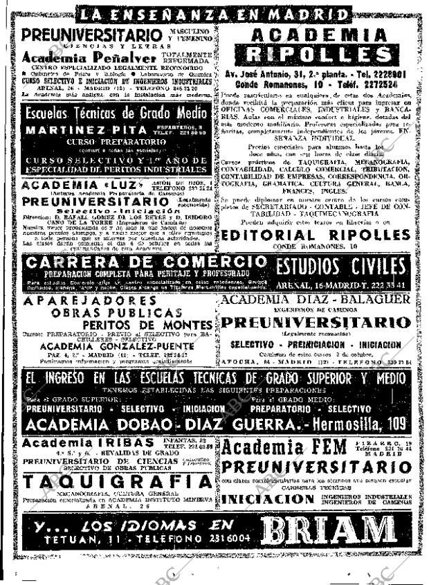 ABC MADRID 28-09-1962 página 10
