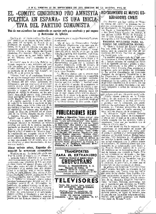 ABC MADRID 28-09-1962 página 43