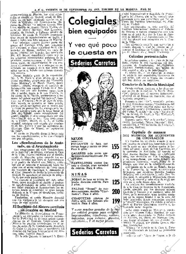 ABC MADRID 28-09-1962 página 50