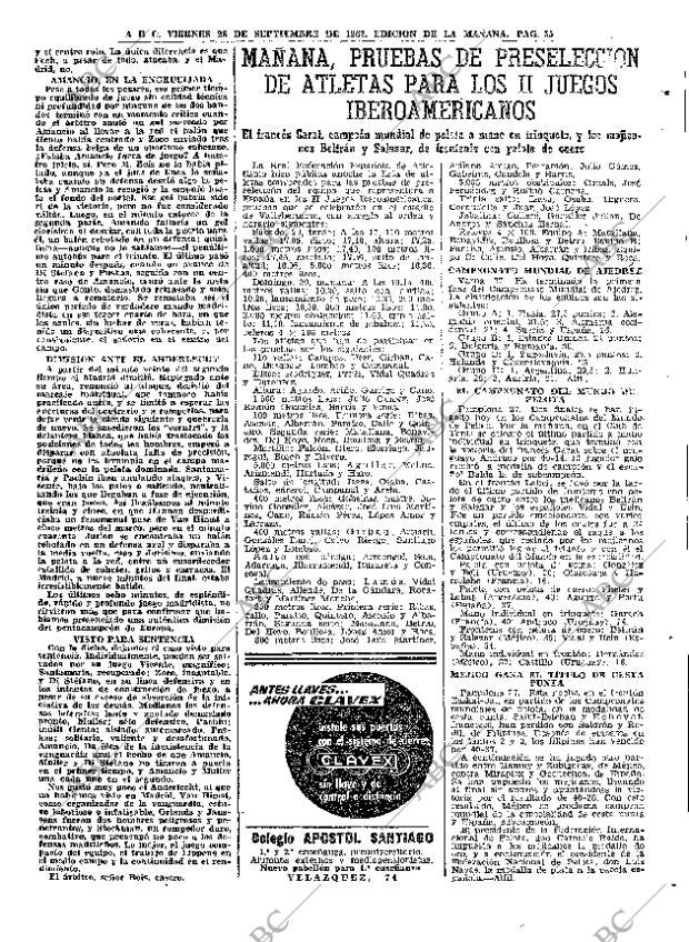 ABC MADRID 28-09-1962 página 55