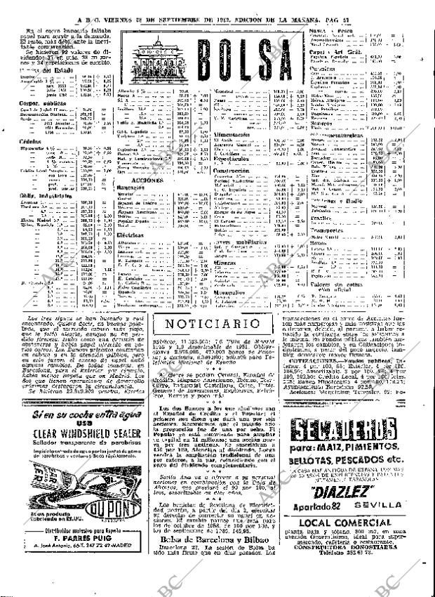 ABC MADRID 28-09-1962 página 57