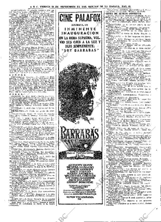 ABC MADRID 28-09-1962 página 61