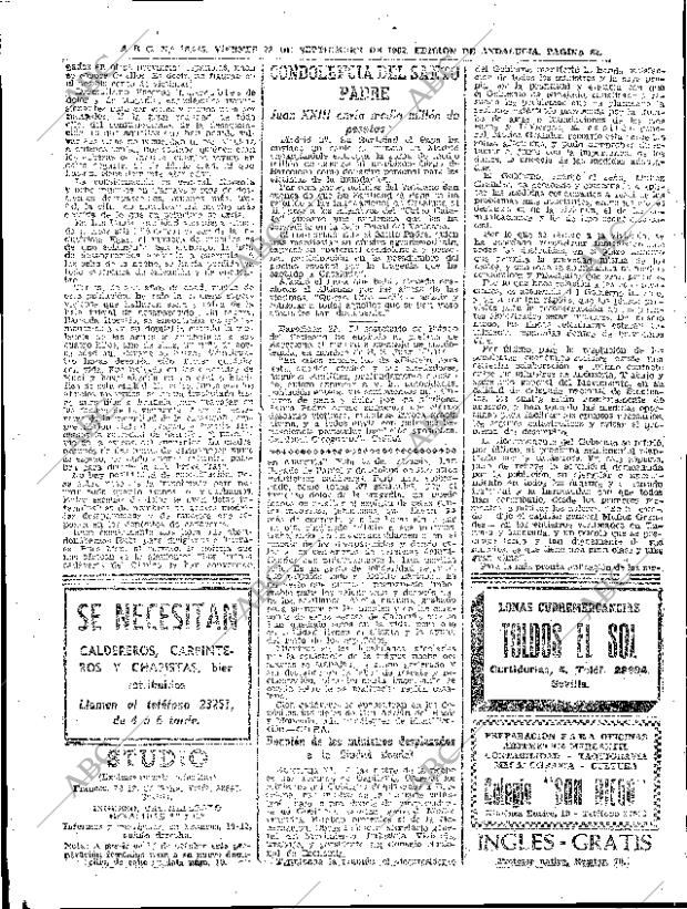 ABC SEVILLA 28-09-1962 página 32