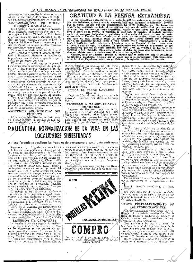 ABC MADRID 29-09-1962 página 25