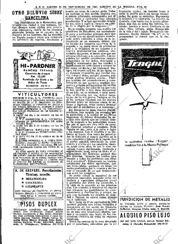 ABC MADRID 29-09-1962 página 30