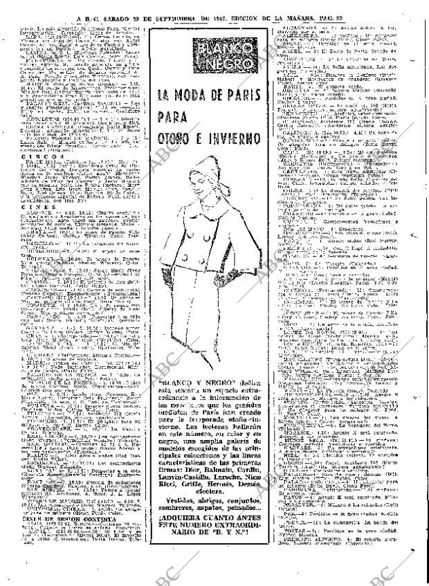 ABC MADRID 29-09-1962 página 59
