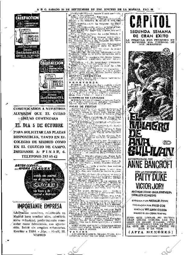 ABC MADRID 29-09-1962 página 60