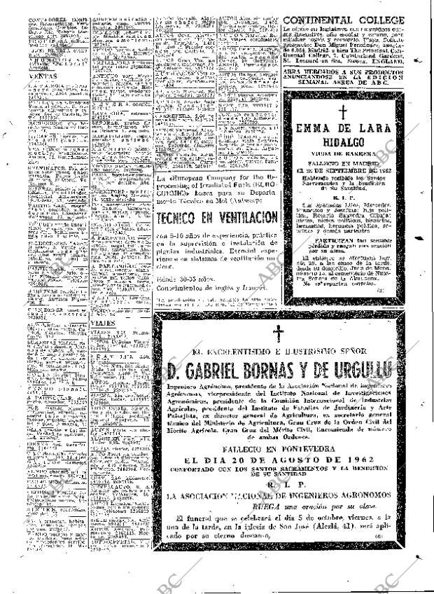 ABC MADRID 29-09-1962 página 67