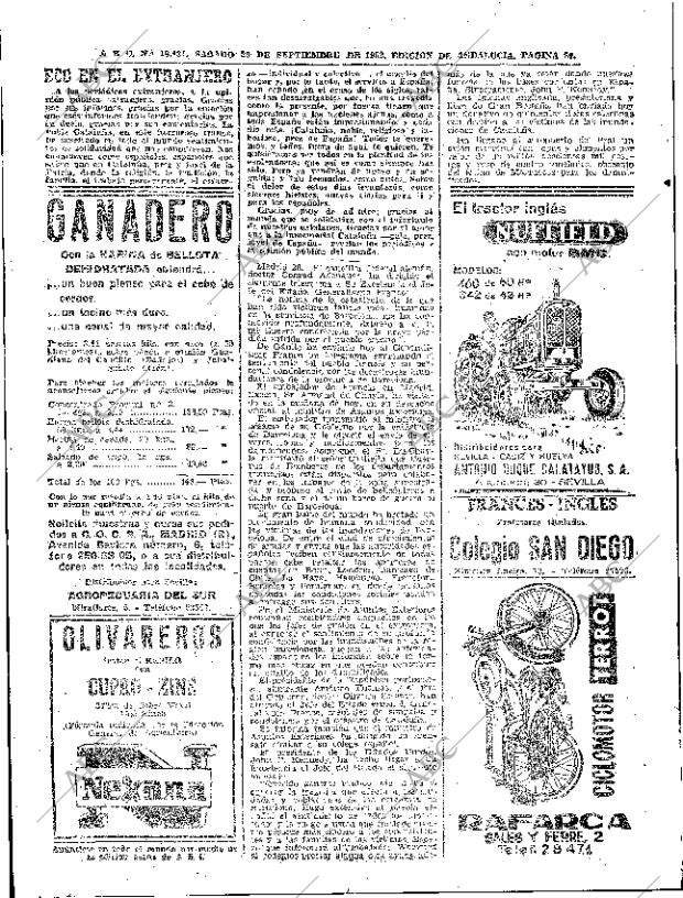 ABC SEVILLA 29-09-1962 página 20