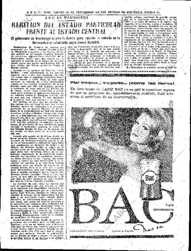 ABC SEVILLA 29-09-1962 página 21