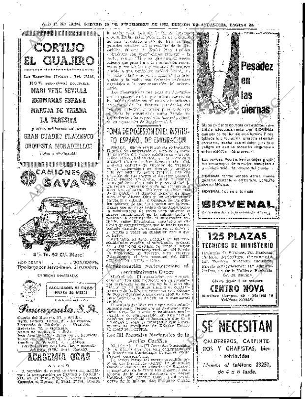 ABC SEVILLA 29-09-1962 página 24