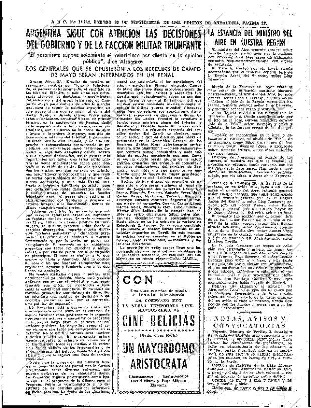 ABC SEVILLA 29-09-1962 página 27