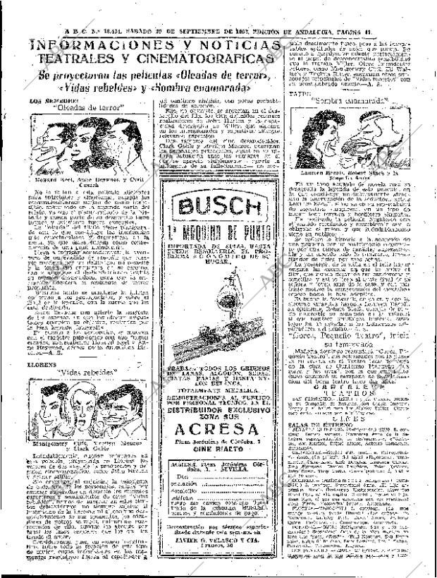 ABC SEVILLA 29-09-1962 página 41