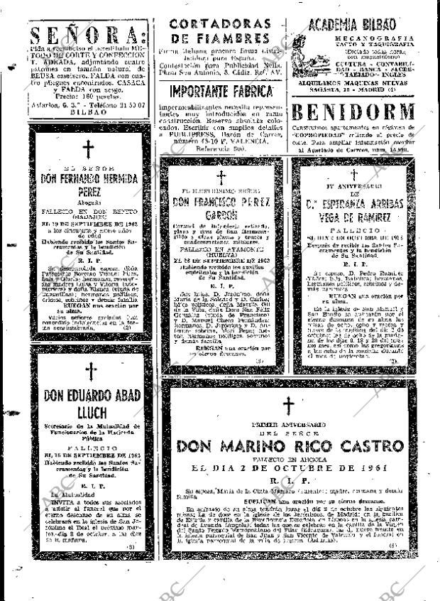 ABC MADRID 30-09-1962 página 108