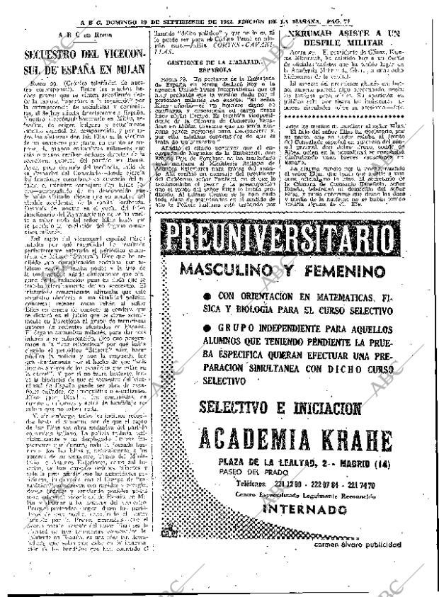 ABC MADRID 30-09-1962 página 77