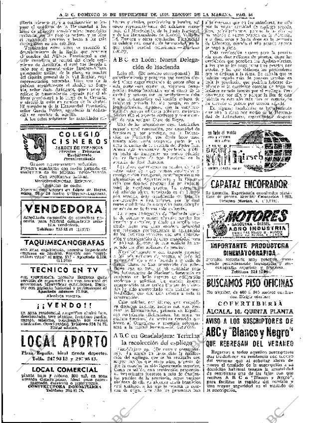 ABC MADRID 30-09-1962 página 84