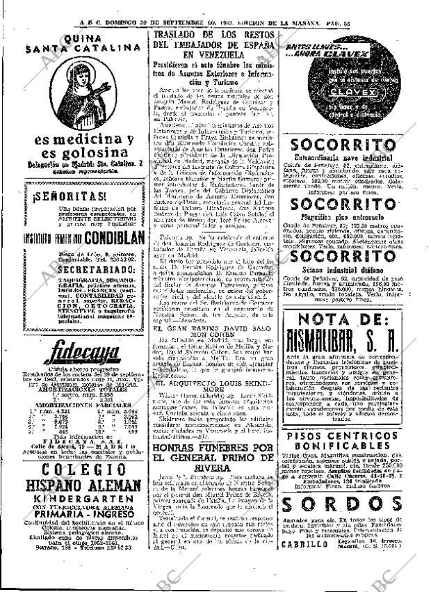 ABC MADRID 30-09-1962 página 86