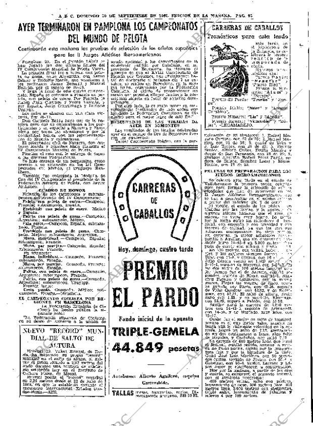 ABC MADRID 30-09-1962 página 93