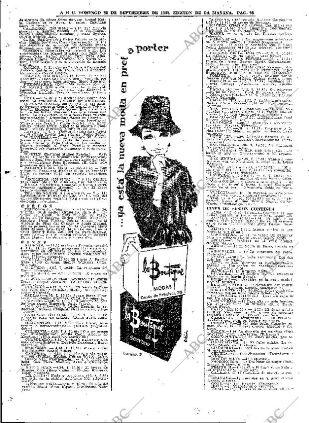 ABC MADRID 30-09-1962 página 98