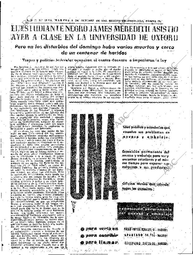 ABC SEVILLA 02-10-1962 página 21