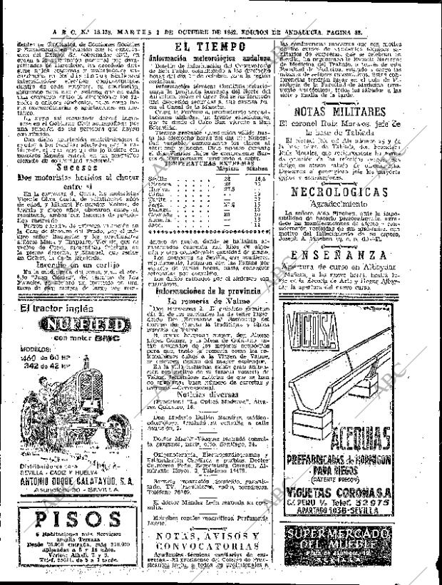 ABC SEVILLA 02-10-1962 página 32