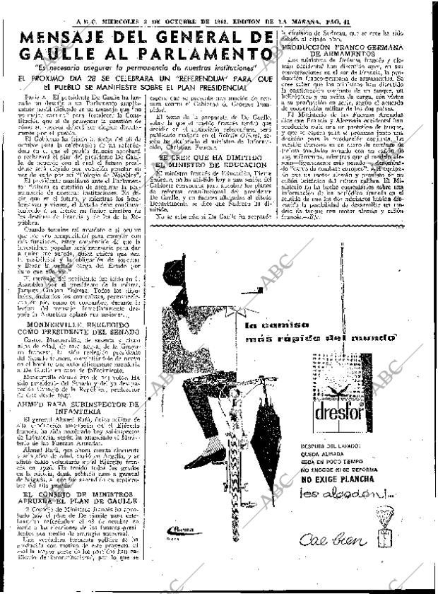 ABC MADRID 03-10-1962 página 41