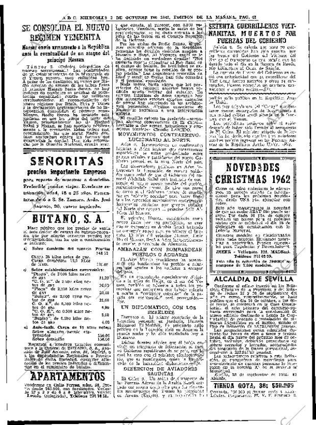 ABC MADRID 03-10-1962 página 42