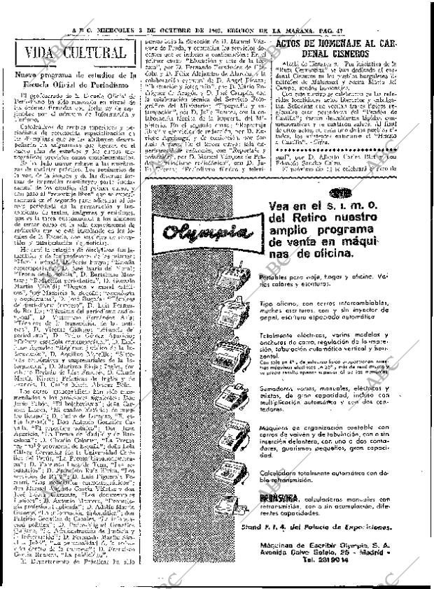 ABC MADRID 03-10-1962 página 47