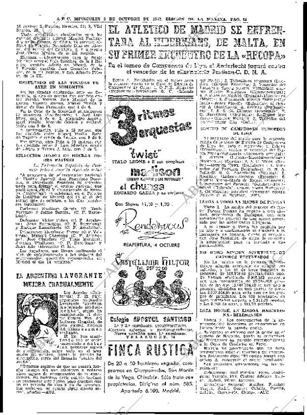 ABC MADRID 03-10-1962 página 61