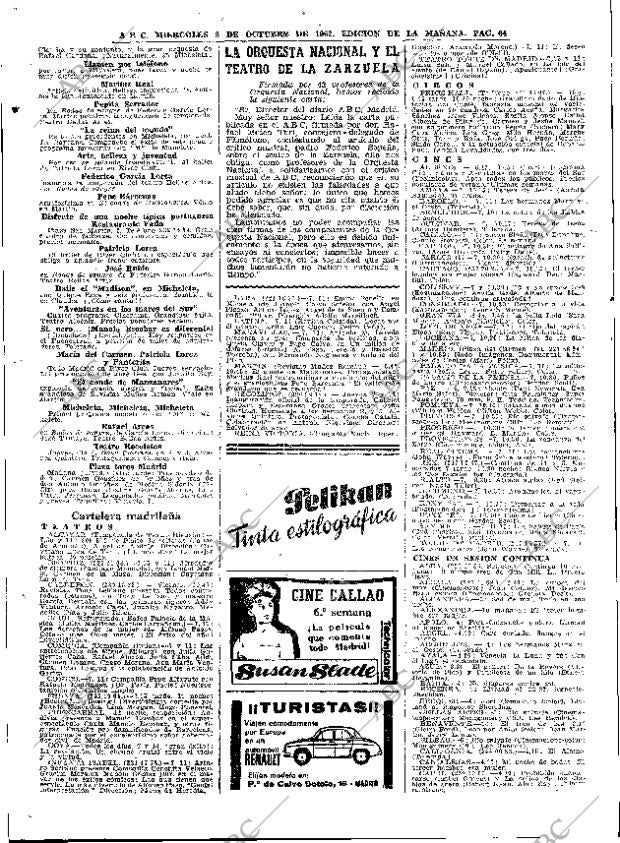 ABC MADRID 03-10-1962 página 64