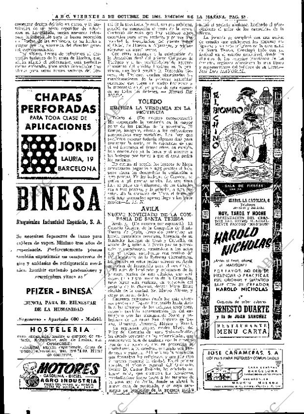 ABC MADRID 05-10-1962 página 52