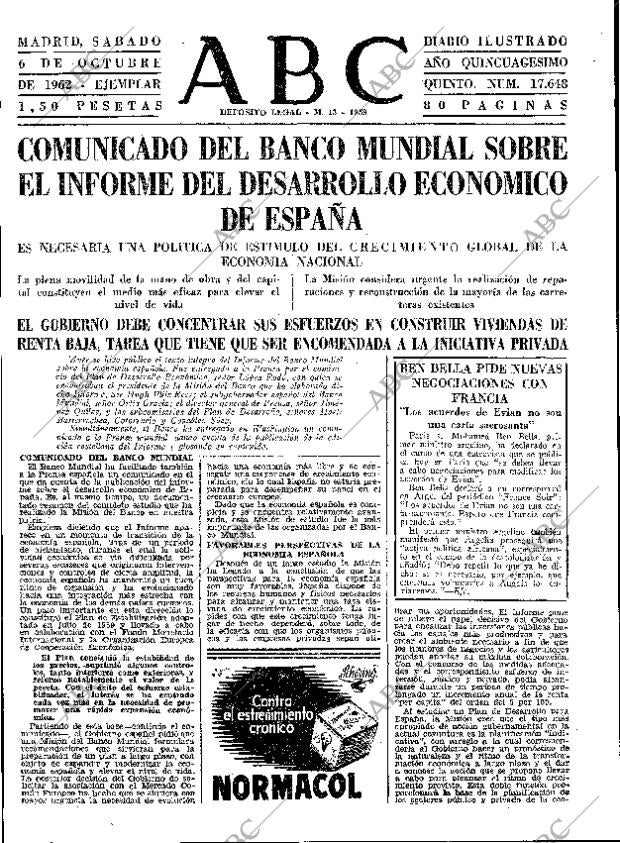 ABC MADRID 06-10-1962 página 31