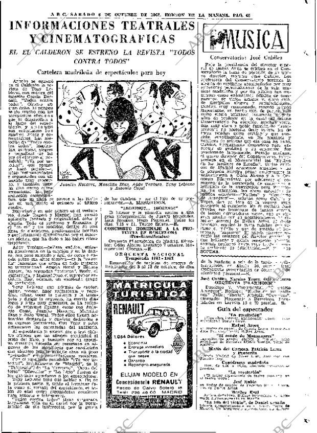 ABC MADRID 06-10-1962 página 65