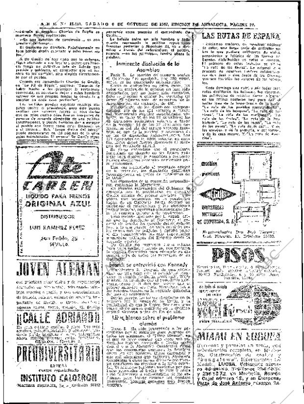 ABC SEVILLA 06-10-1962 página 20