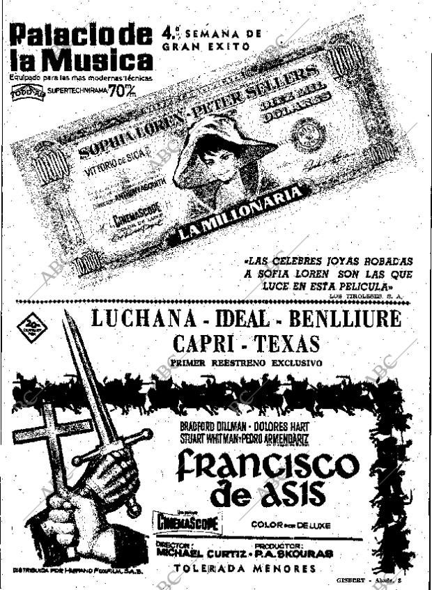 ABC MADRID 07-10-1962 página 62