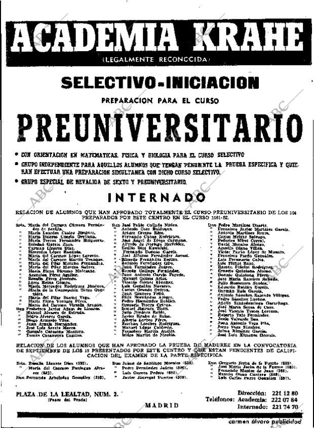 ABC MADRID 07-10-1962 página 70