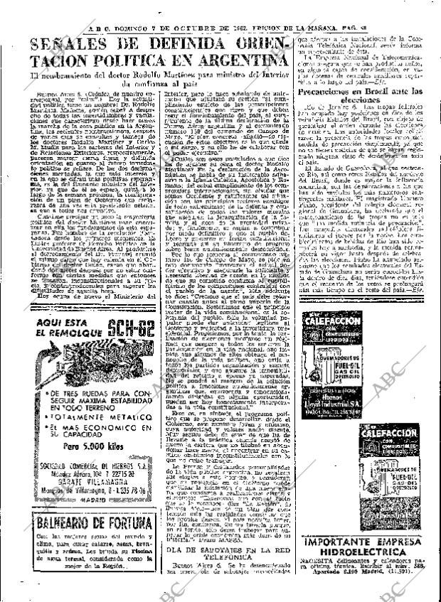 ABC MADRID 07-10-1962 página 86